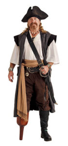 Man dressed as a pirate
